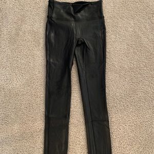 Spanx faux feather leggings